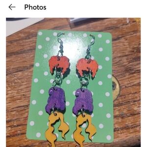 Hocus pocus themed earrings